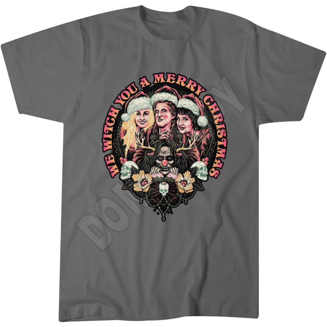 Christmas Witches T-Shirt, Gothic Horror Tee, Gift for Horror Fans