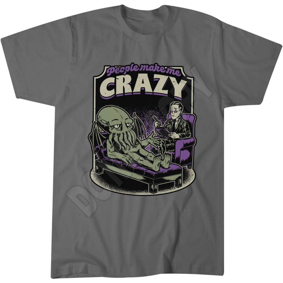 Lovecraft Cthulhu T-Shirt, Retro Horror Tee, Gift for Horror Fans