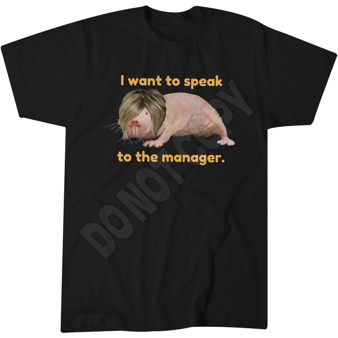 Naked Mole Rat T-Shirt, Funny Animal Design, Pet Lover Apparel