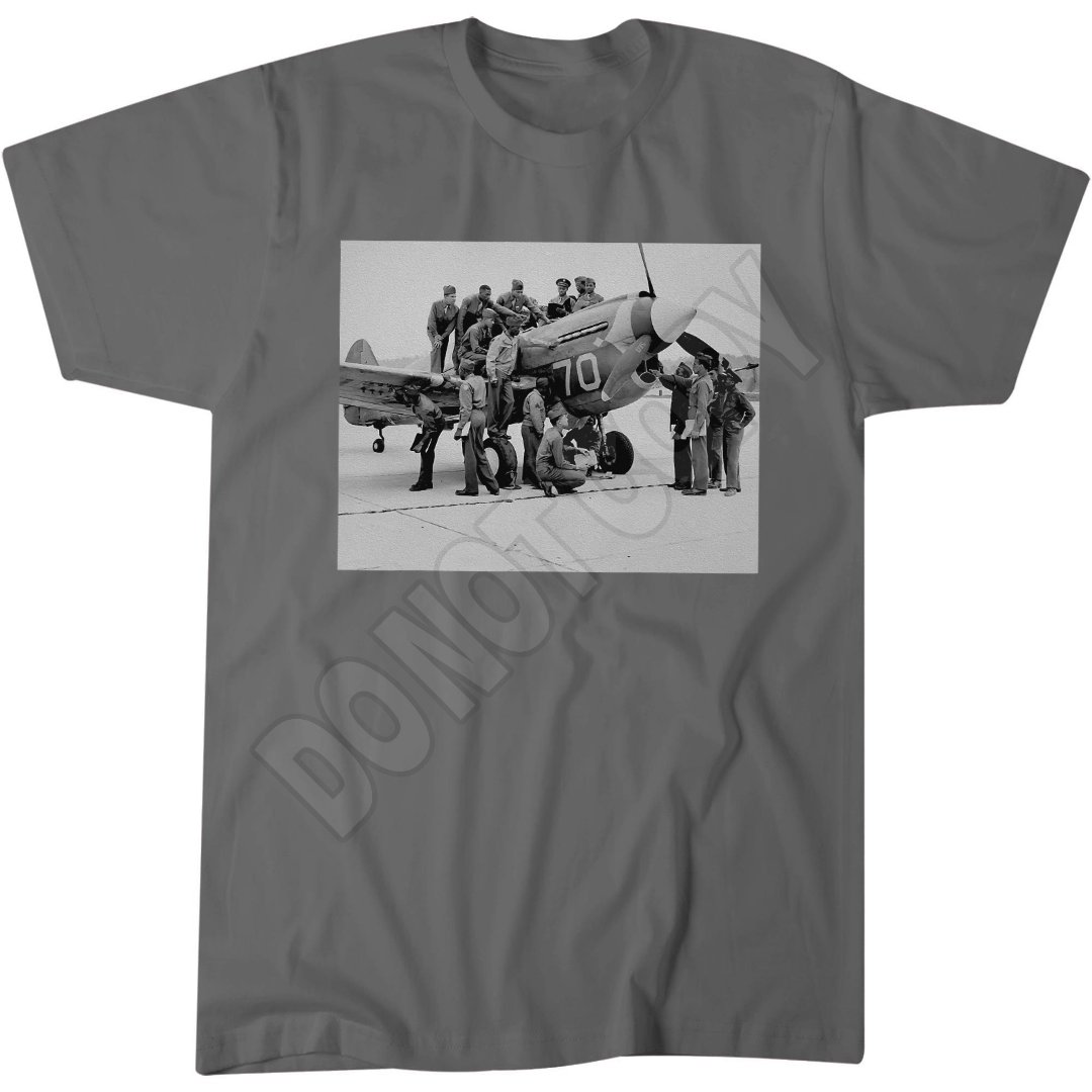 Retro Black Airmen T-Shirt, Vintage Military Print, Black History