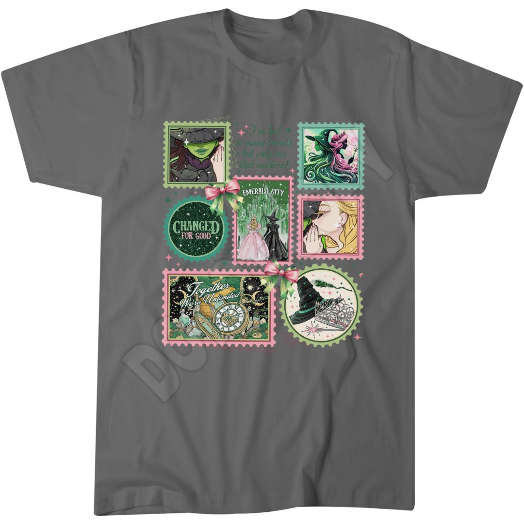 Retro Changed For Good, Emerald City Green Or Pink Witch T-Shirt