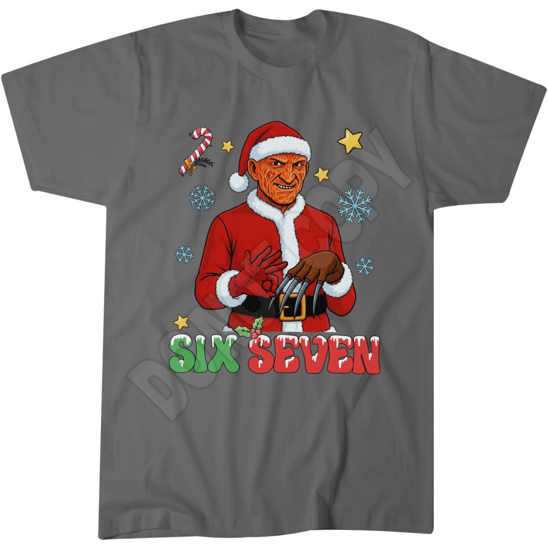 Six Seven Funny Top, Christmas 6 7 Spooky Shirt, Halloween Popular Meme T-Shirt