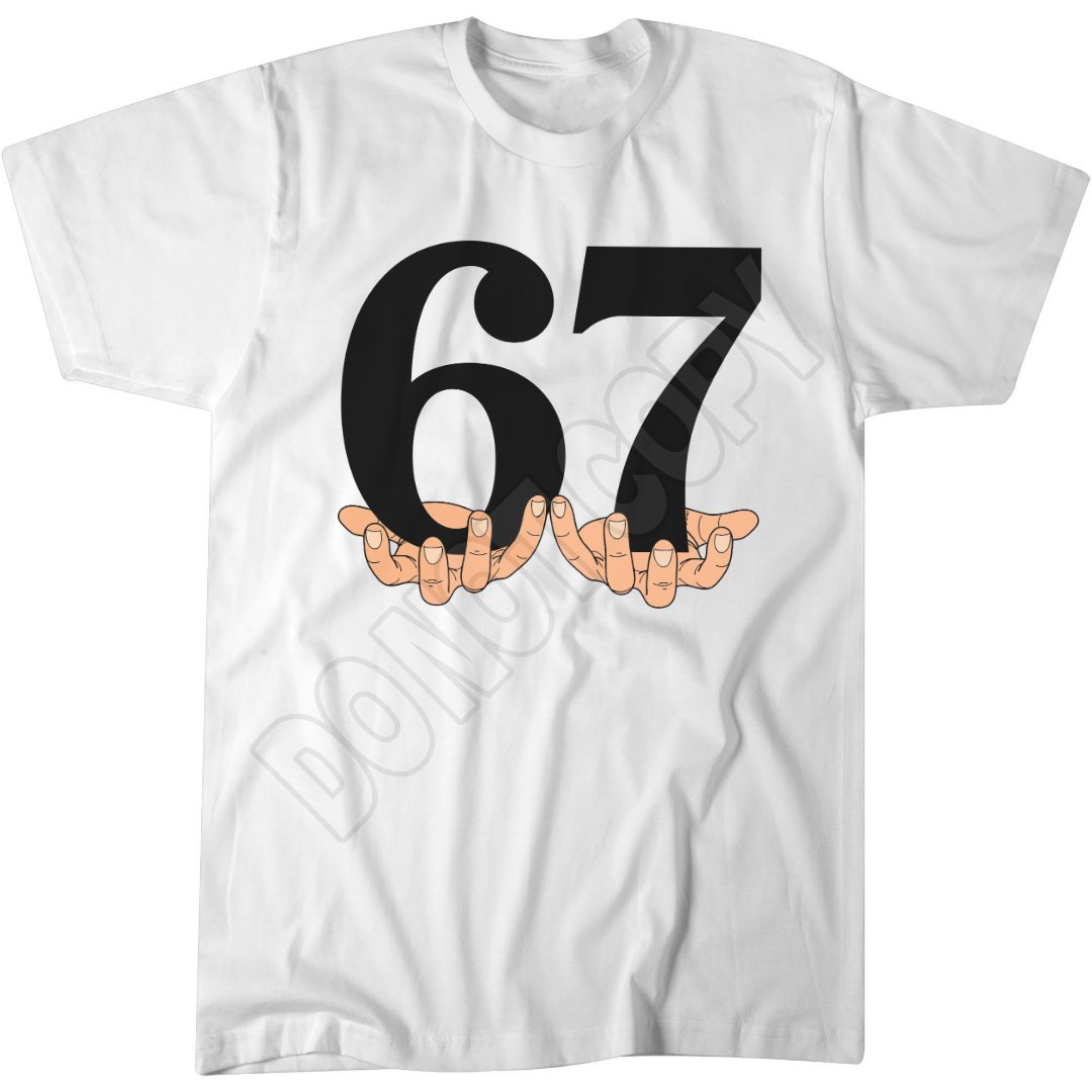 Six Seven Funny Top, Hands 6 7 Kids Joke Shirt, Popular Meme T-Shirt