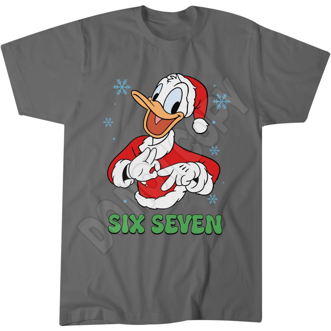 Six Seven Funny Xmas Shirt, 6 7 Duck Christmas Jumper
