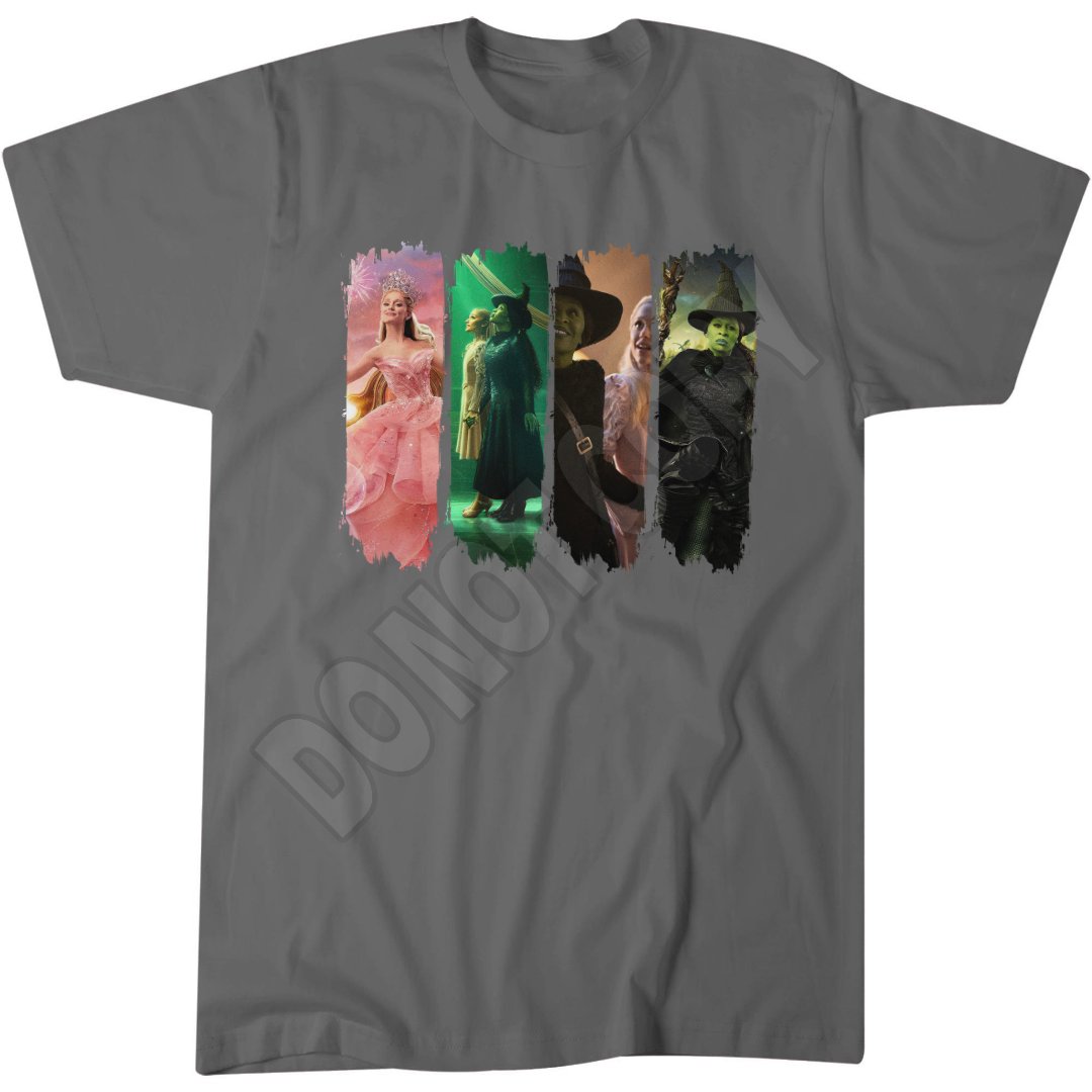 Sparkly Pink Witch T-Shirt, Halloween Witch Art, Witchy Besties