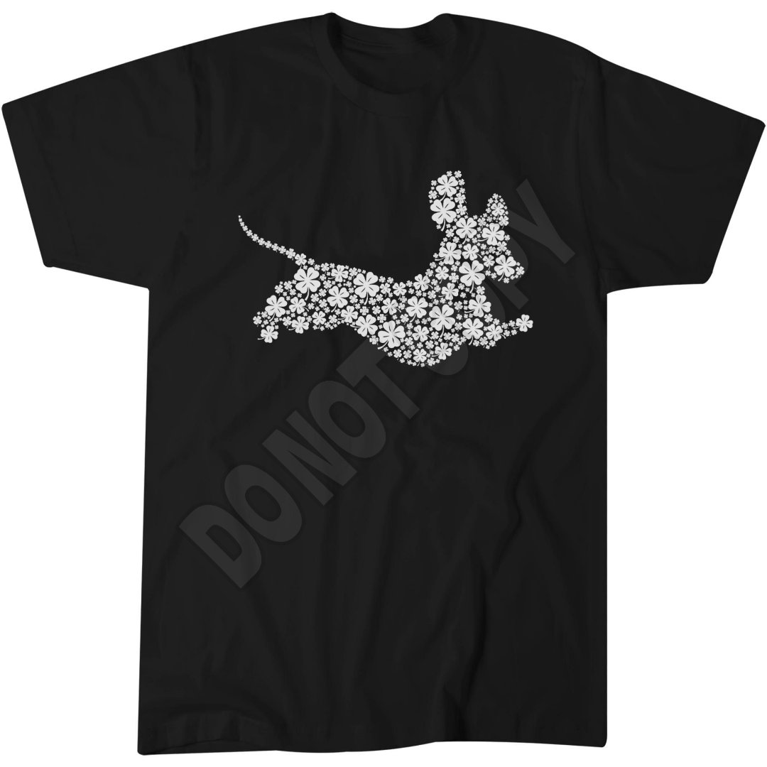 St. Patrick's Day Dachshund Shamrock T-Shirt, Pet Lover Apparel