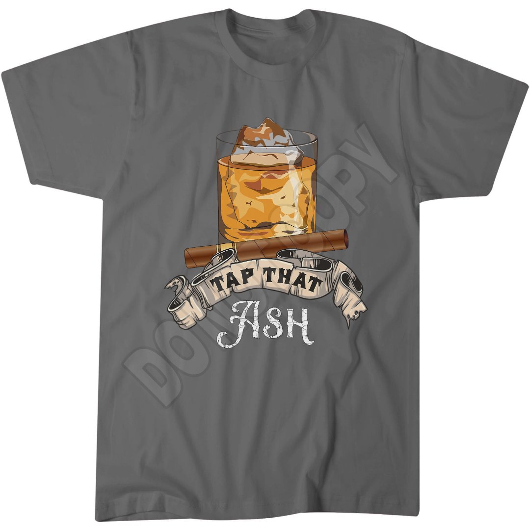 Whiskey Lover T-Shirt, Funny Cigar Design, Alcohol Humor