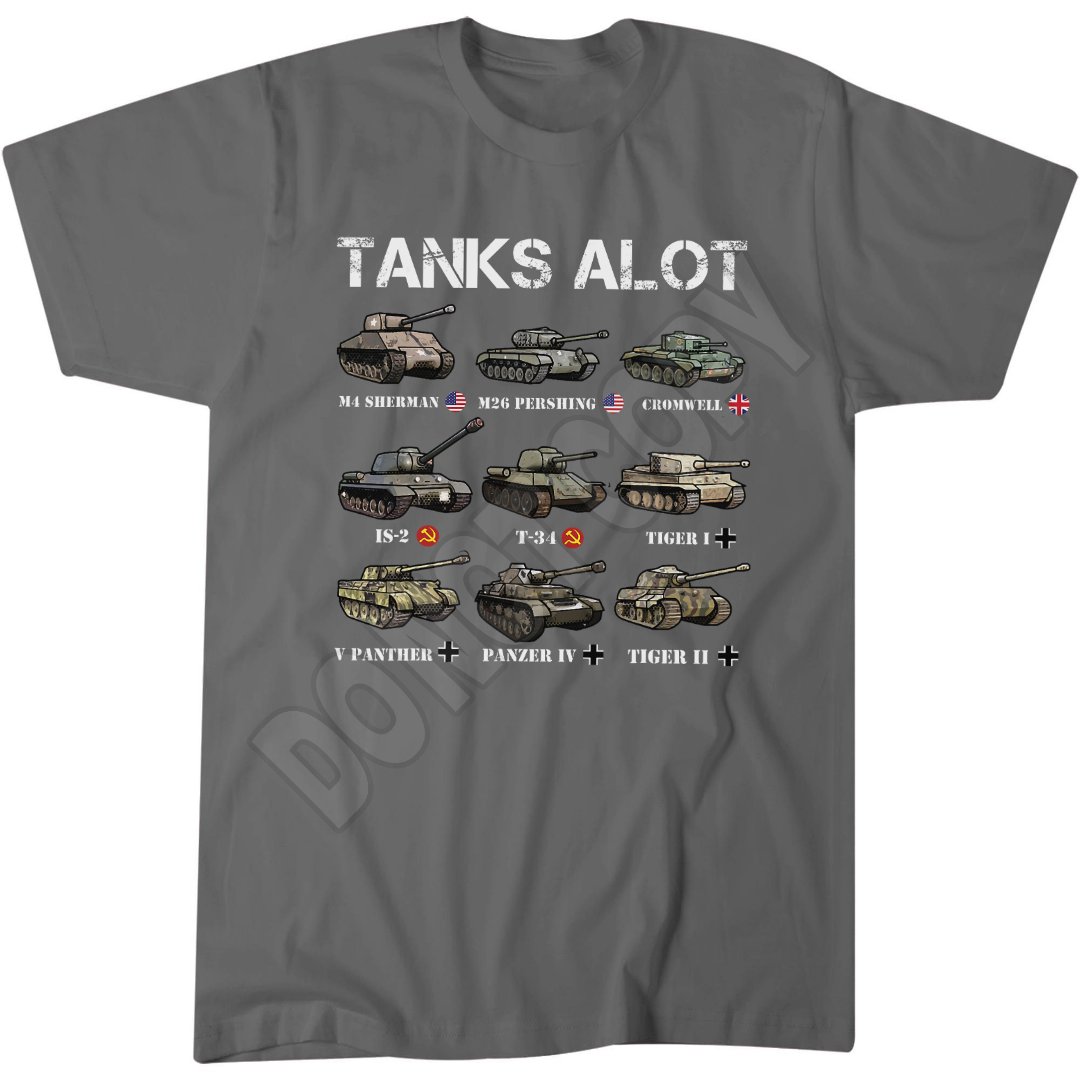 World War 2 Tank T-Shirt, Funny Tank Joke, Military Humor