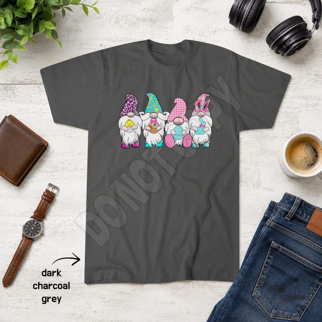 Easter Bunny Spring Gnome Easter Egg Hunting And Basket Gift T-Shirt