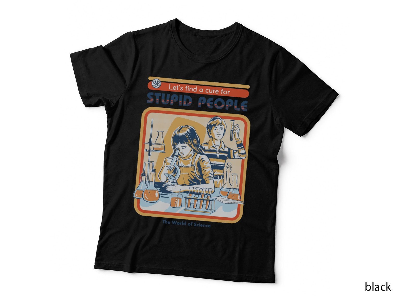 A Cure For Stupid People T-Shirt, Funny Sarcastic Rude Humour Hoodie