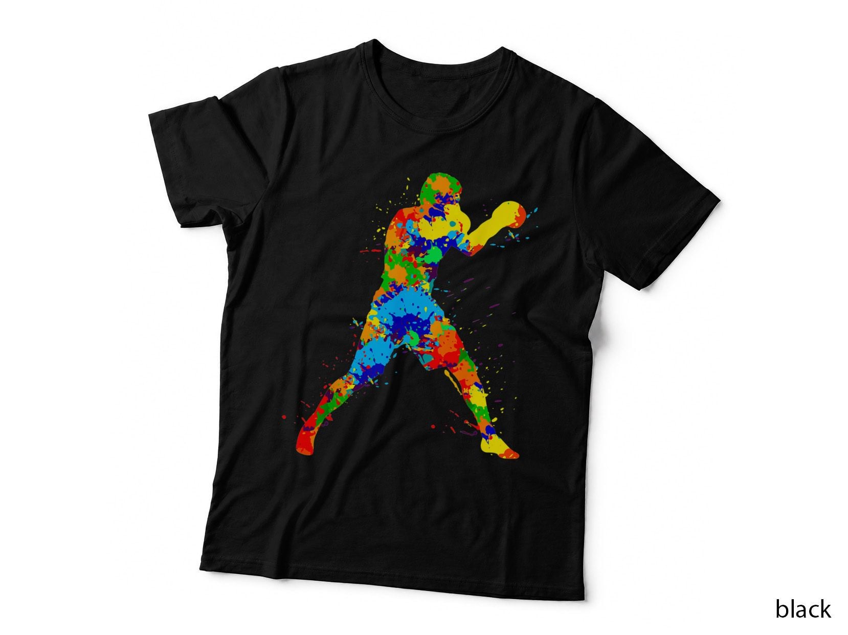 Boxing T-Shirt, Boxer Gym Fighter Gift, Sport Boxing Gloves Hoodie