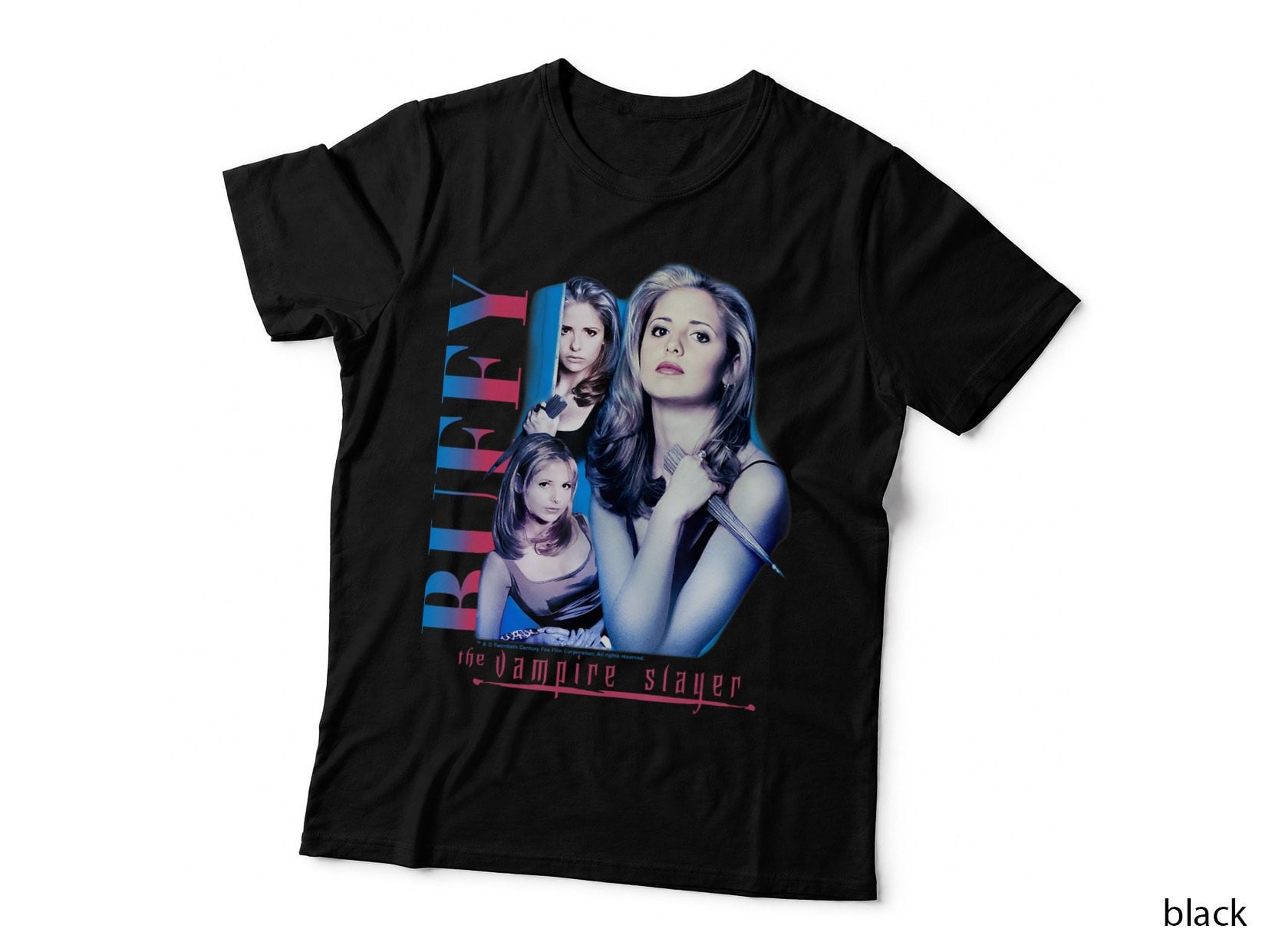 Buffy The Vampire Slayer Essential T-Shirt, 90s Cult TV Horror Vampire Hoodie