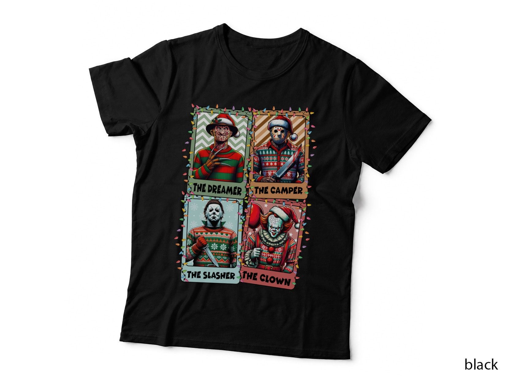 Christmas Tarot Card T-Shirt, Horror Xmas Festive Occult Gift Hoodie