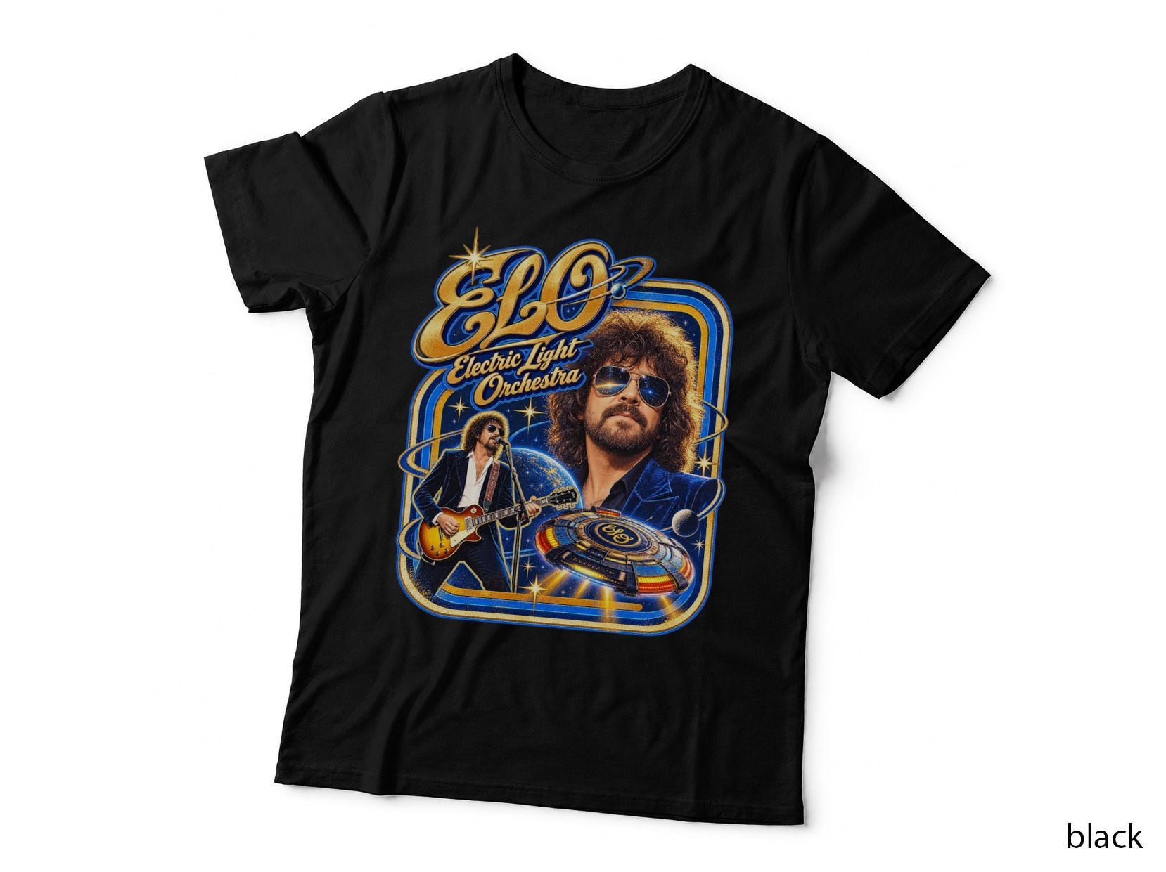 Electric Light Orchestra ELO 70s Space Rock Vintage Music Band Hoodie