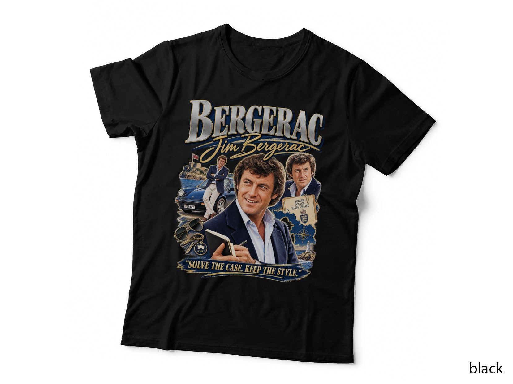 Jim Bergerac TV T-Shirt, Vintage 80s British Detective Drama Hoodie, Sweatshirt