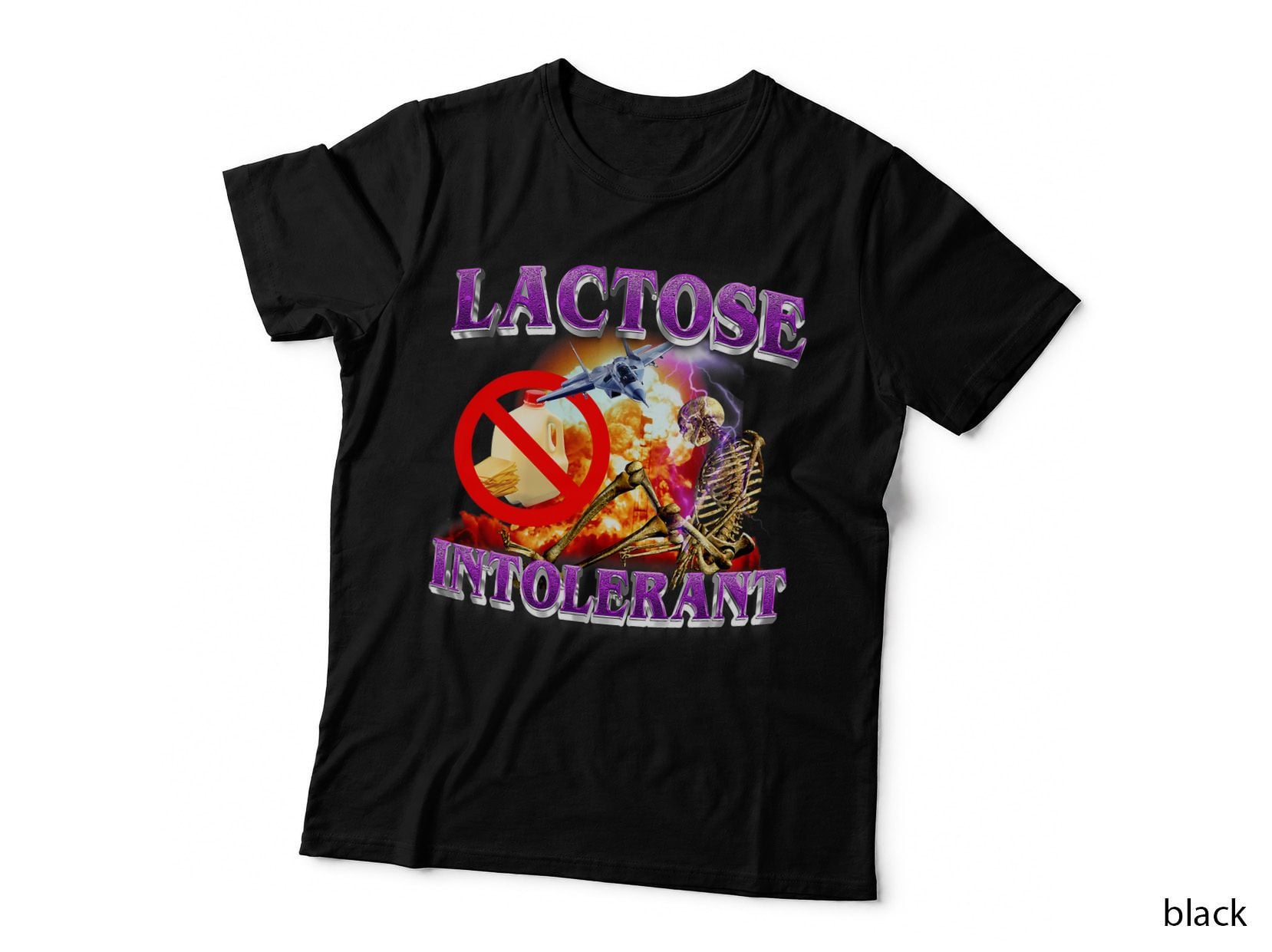 Lactose Intolerant T-Shirt, No Milk Funny Gluten Free Dairy Free Hoodie