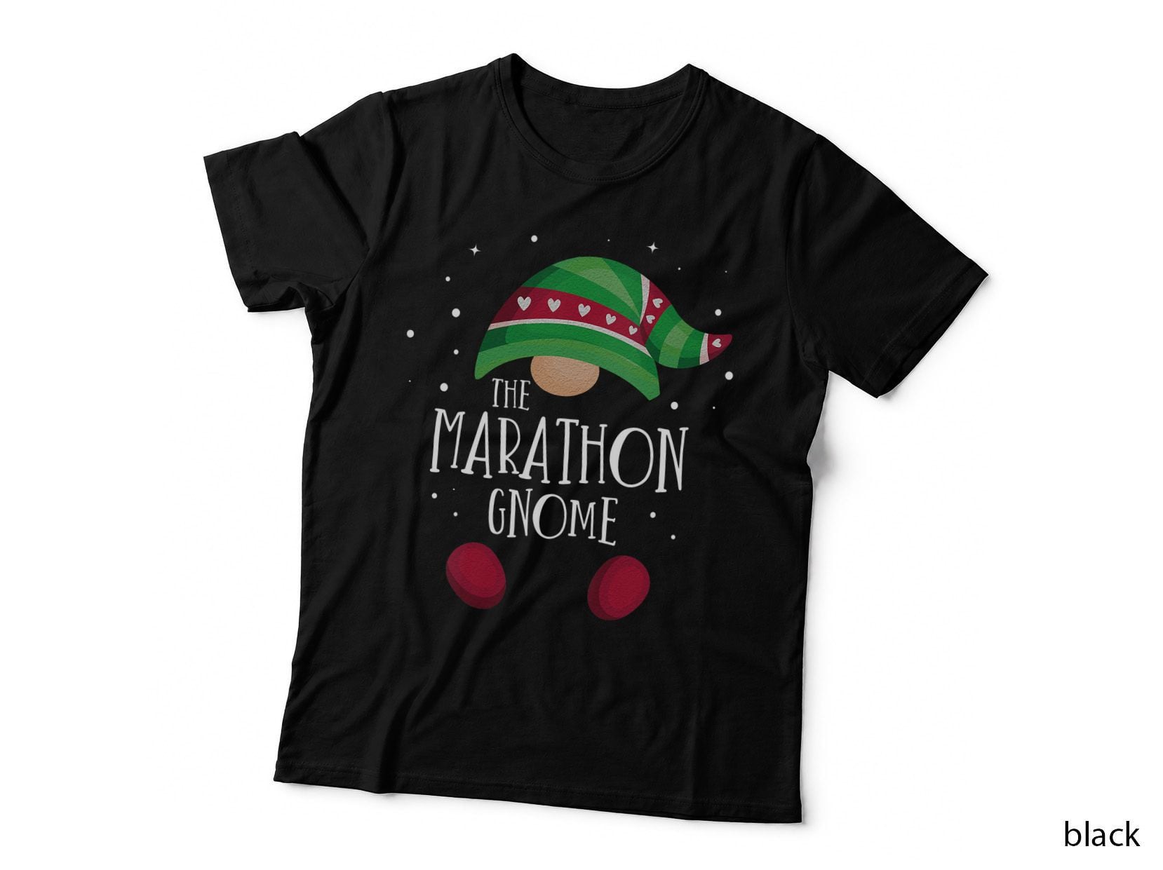 Marathon Gnome Family Matching Christmas Pyjamas T-Shirt, Festive Xmas Hoodie