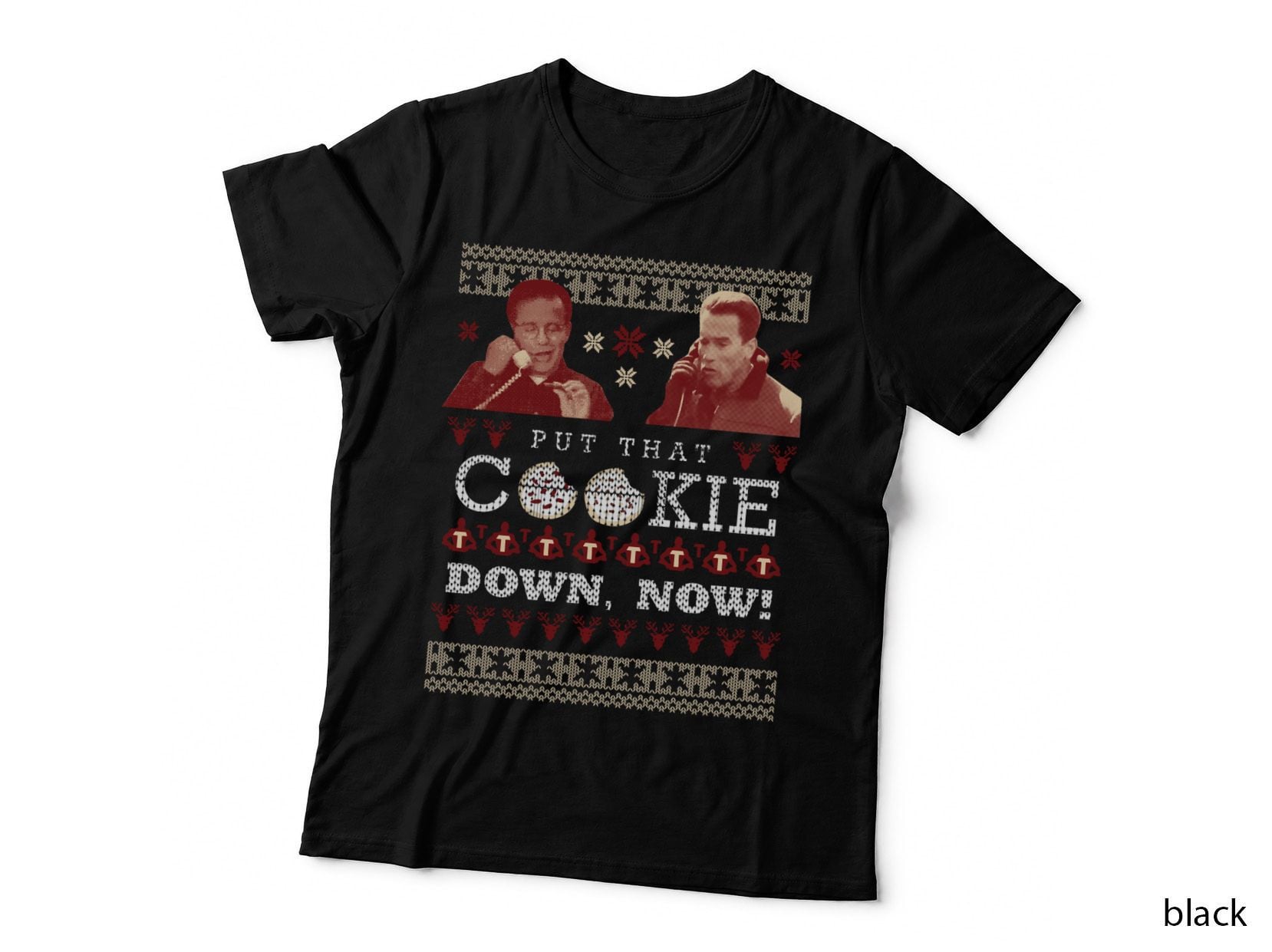 Put That Cookie Down Now Ugly Sweater T-Shirt, Festive Xmas Party Hoodie