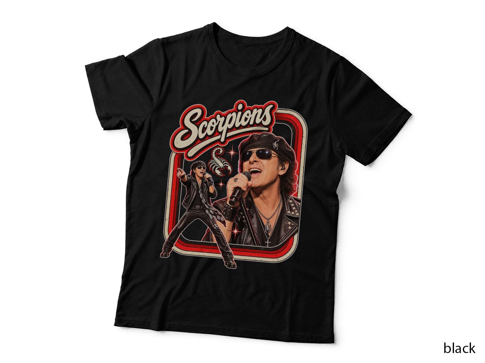 Scorpions Vintage Hard Rock Band T-Shirt, 80s Music Concert Hoodie, Sweatshirt