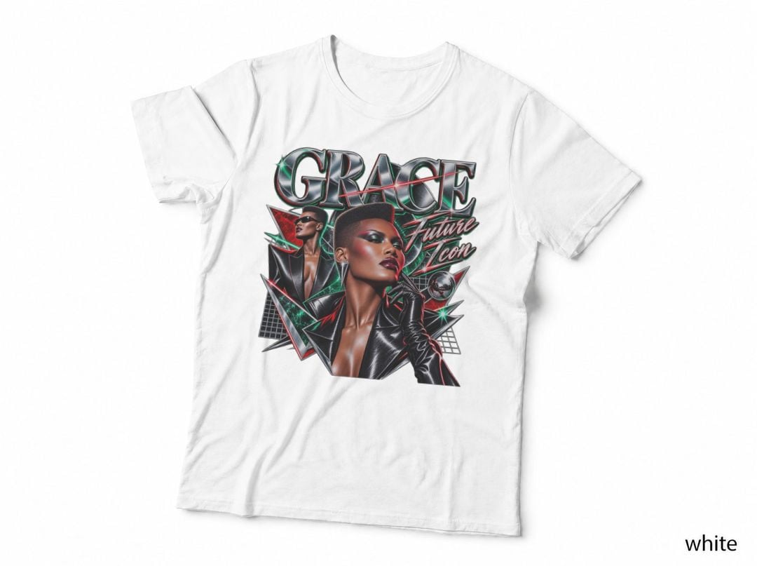 Grace Jones Future Icon 80s New Wave Fashion Club Music T-Shirt Hoodie Vintage