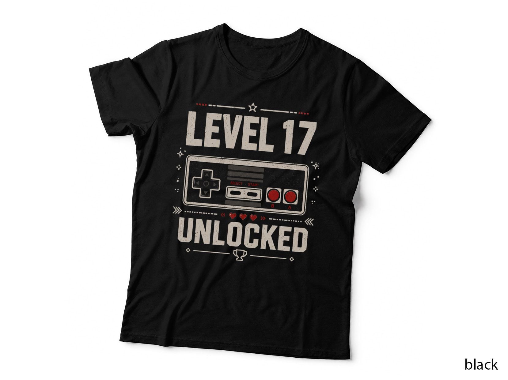 Level 17 Unlocked 17th Birthday Gamer Video Game T-Shirt Hoodie Born 2009 Son