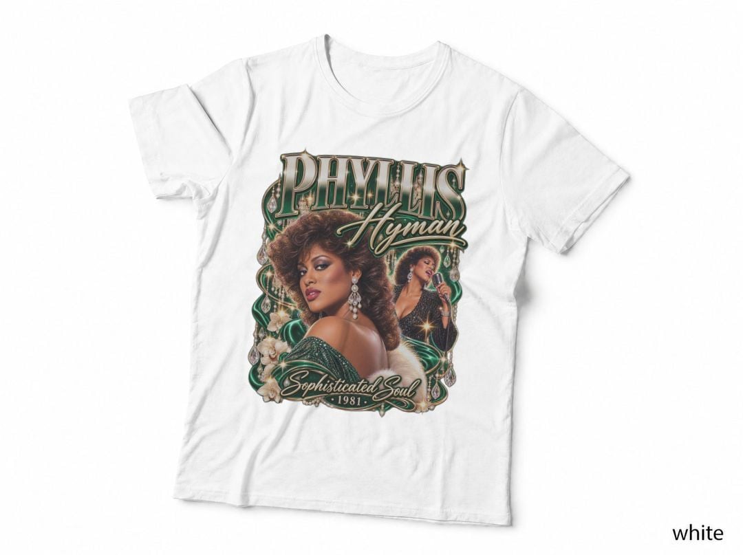 Phyllis Hyman Sophisticated Soul 1981 R&B Music Singer T-Shirt Hoodie Vintage