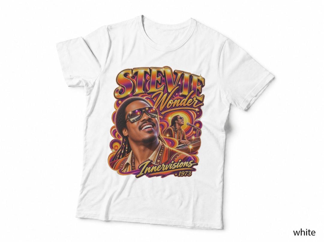 Stevie Wonder Innervisions Soul Funk Music 1970s T-Shirt Hoodie Vintage Gift