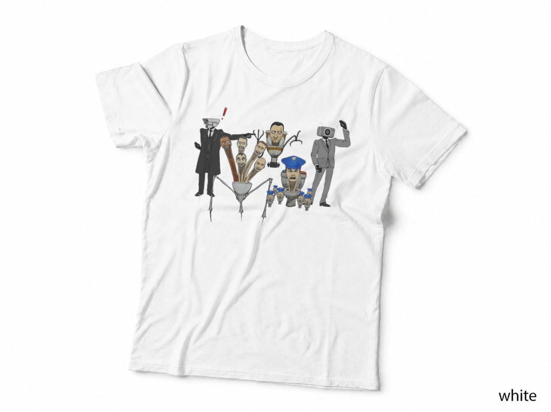 Skibidi toilet, Camera man, Speaker man, TV man T-Shirt