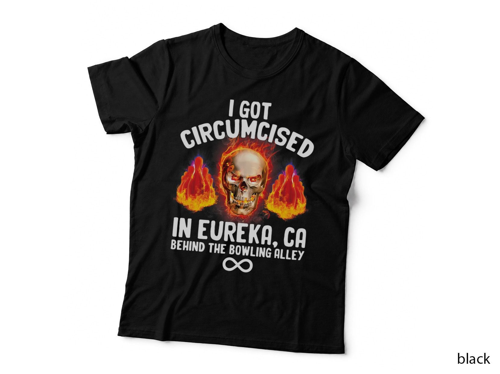 Circumcised Bowling Oddly Specific Humor Weird Funny Meme T-Shirt