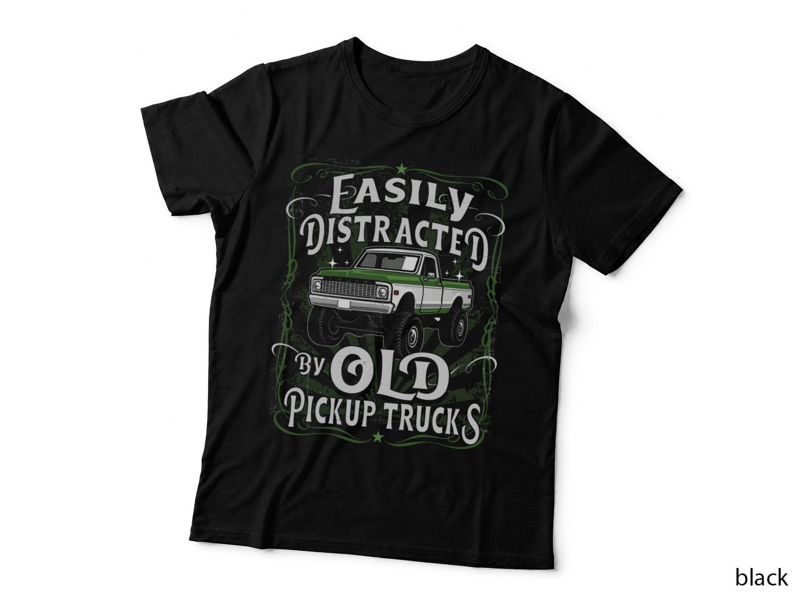 Easily Distracted By Old Pickup Trucks Easily Distracted By T-Shirt