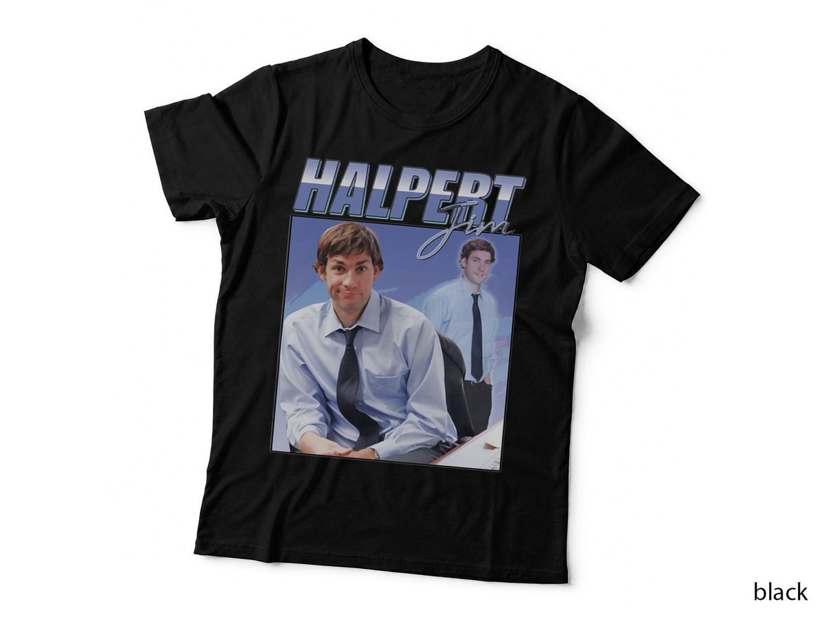 Jim Halpert Homage 90s Style T-Shirt