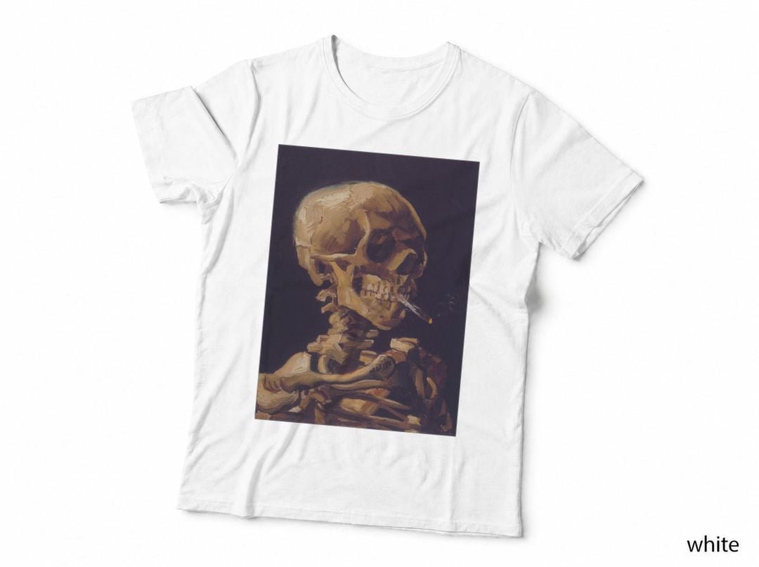 Vincent Van Gogh's 'Skull with a Burning Cigarette' Classic T-Shirt