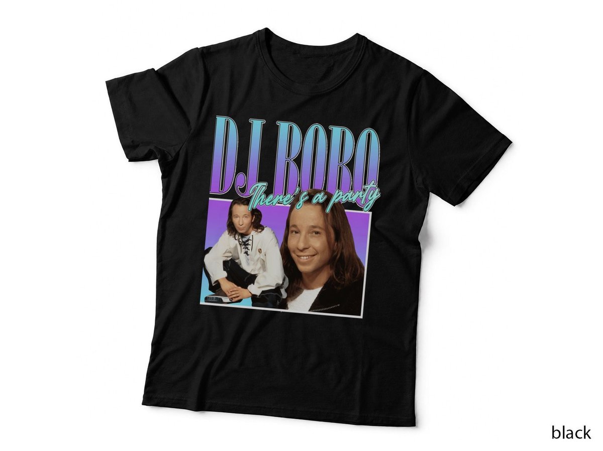 DJ Bobo 90s Style Eurodance Classic T-Shirt