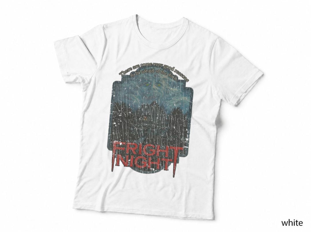 Fright Night 1985 T-Shirt, Retro Horror Movie, Halloween Apparel