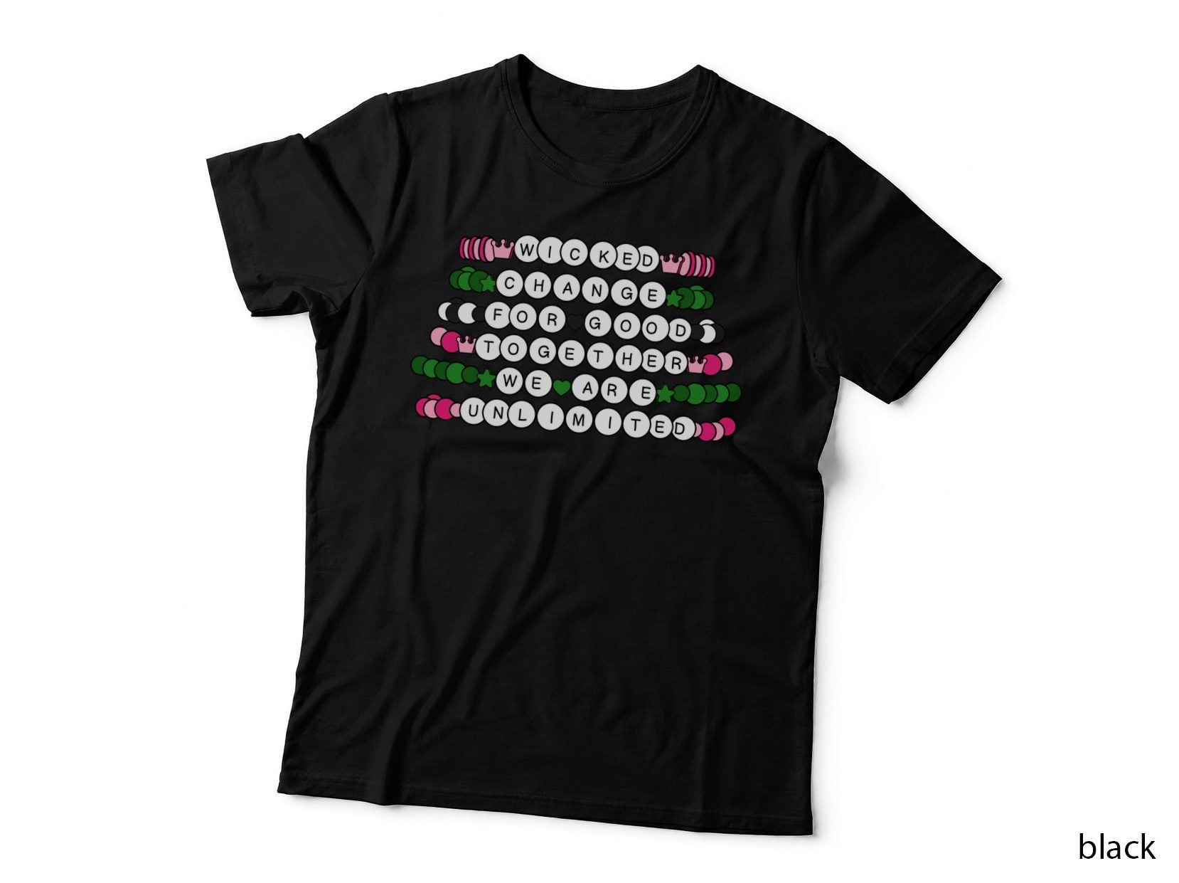 Change For Good Tee, Fun Bead Bracelet Witchy T-Shirt
