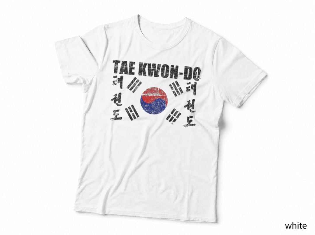 Taekwondo korean flag full contact Martial Art Tae Kwon-Do T-Shirt