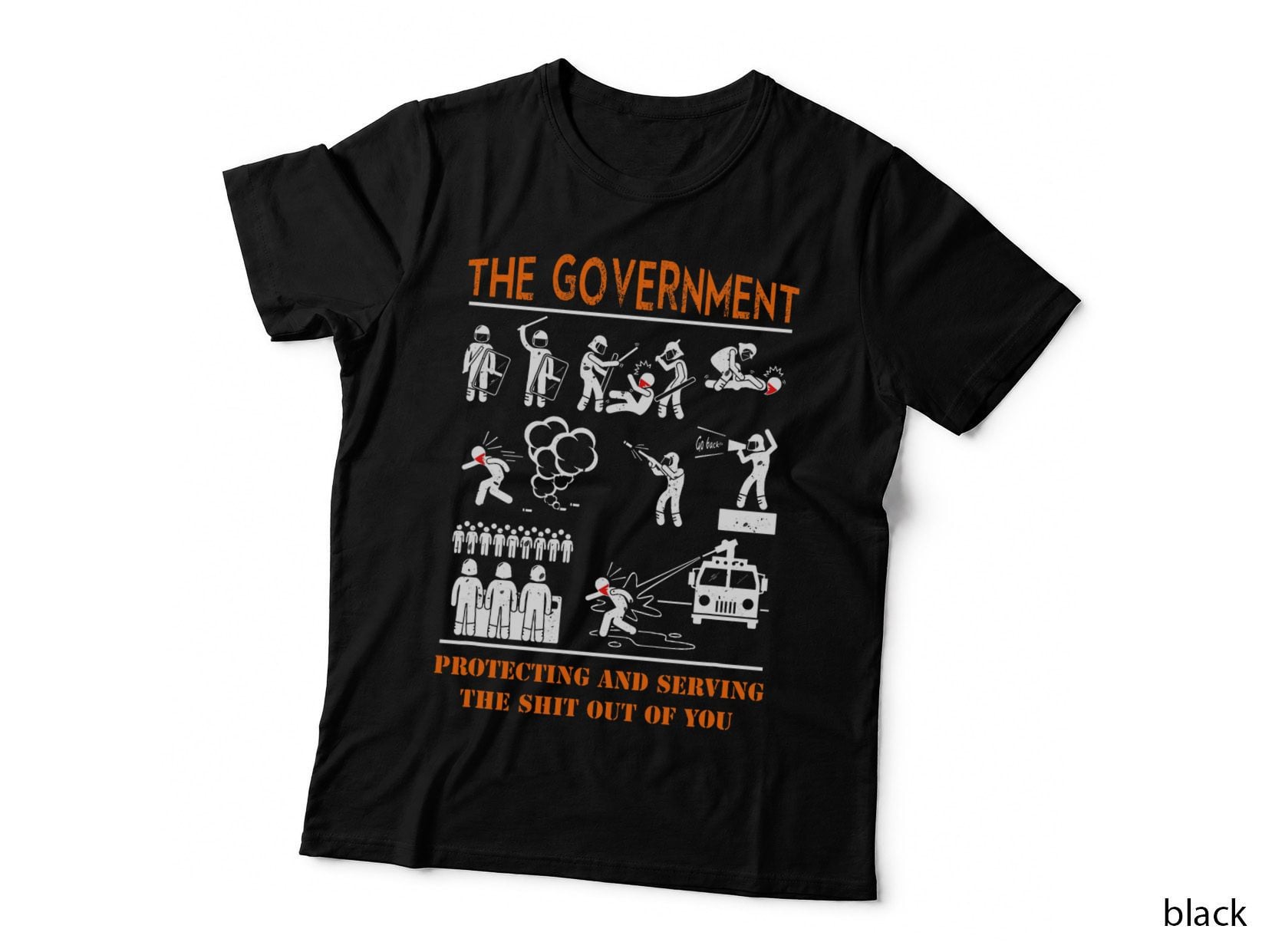 Anti Government Protest Movement Police Brutality T-Shirt