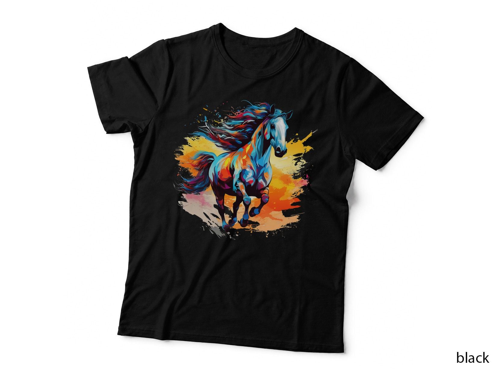Horse Art Design Horse Riding Dressage Equestrian T-Shirt
