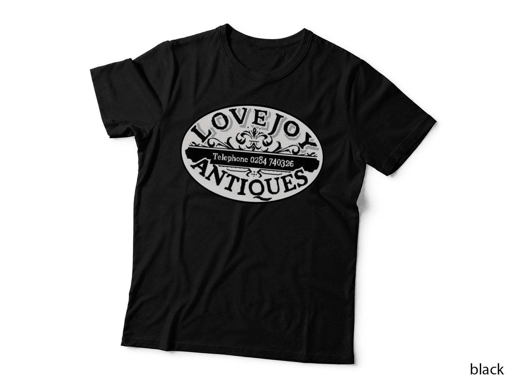 Lovejoy Antiques T-Shirt, Retro TV Show Inspired, Nostalgia Badge Art