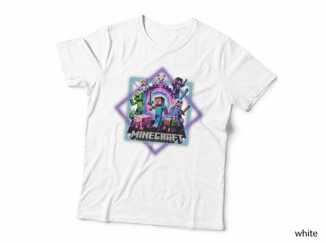 Miner Shirt, Crafter Mining Shirt, Chicken Jockey Movie T-Shirt