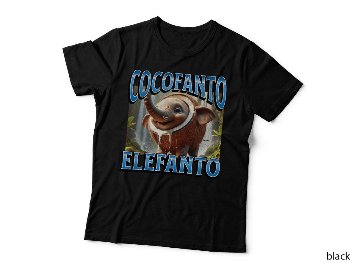 Cocofanto Elefanto Italian Brainrot T-Shirt, Coconut Elephant Meme Gifts