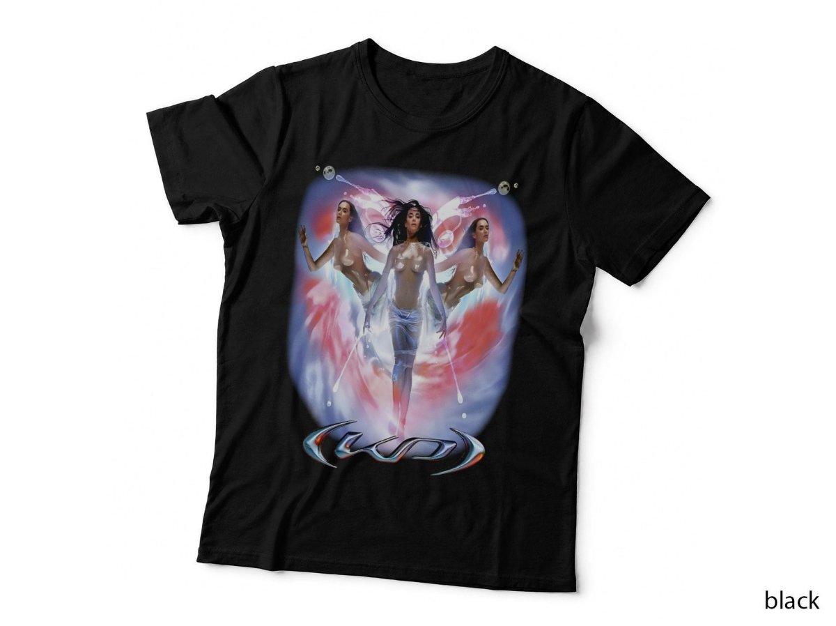Fantasy Angelic Trio T-Shirt, Ethereal Goddess Print, Celestial Fashion