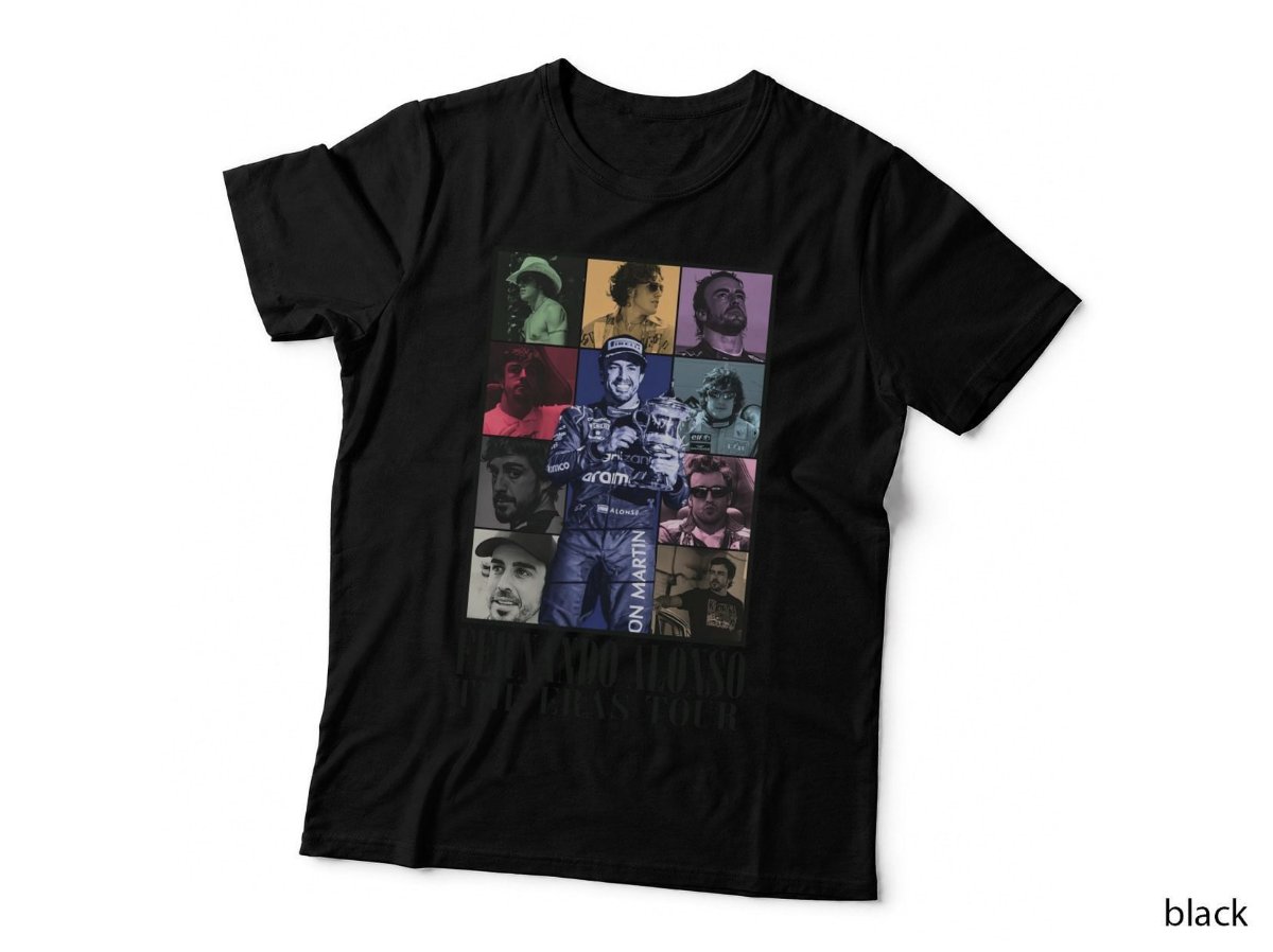 Fernando Alonso The Eras T-Shirt, Motorsport Legend, F1 Fan Gift