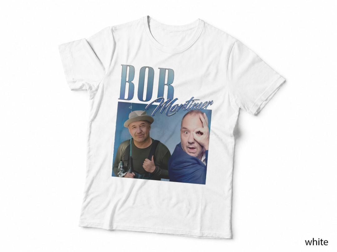 Bob Mortimer Appreciation Homage Throwback T-Shirt