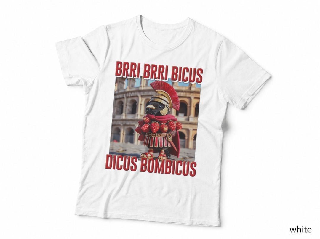 Kid Trending Meme Brainrot Italian Bri Bicus Dicus Bombicus T-Shirt