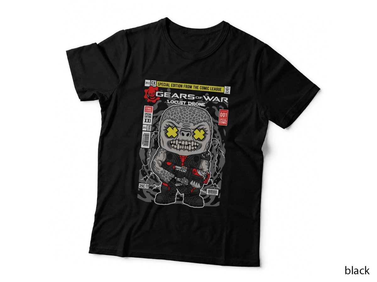Locust Drone T-Shirt, Cyberpunk Futuristic, Tech Enthusiast Wear