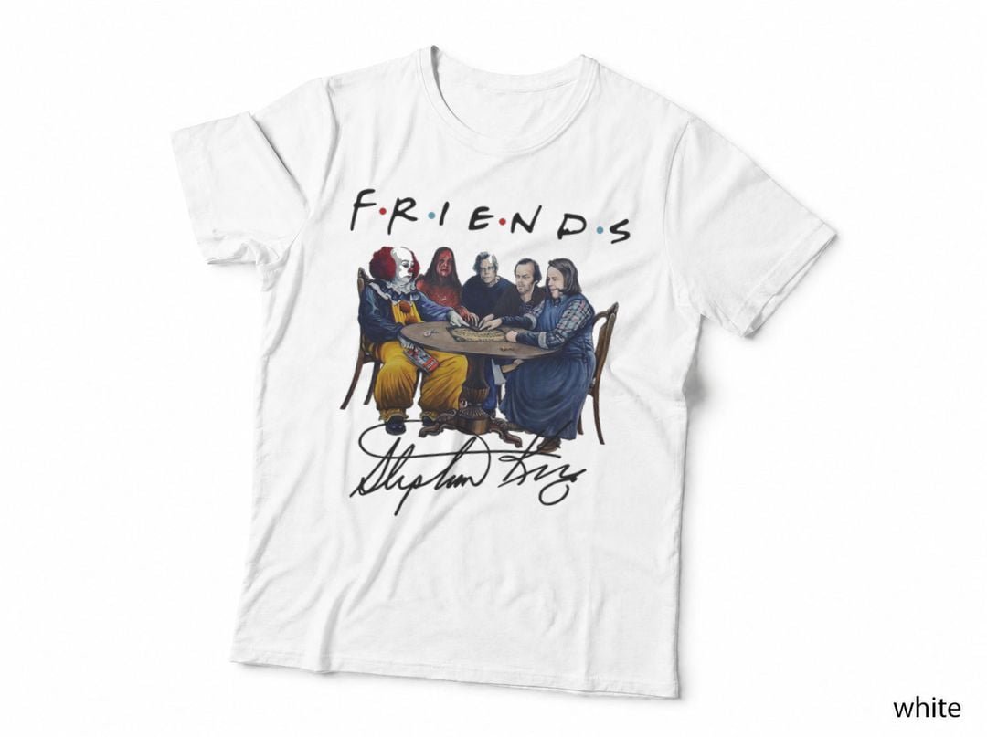 Stephen King Horror Characters Friends T-Shirt, Halloween Horror, Mixed Iffy