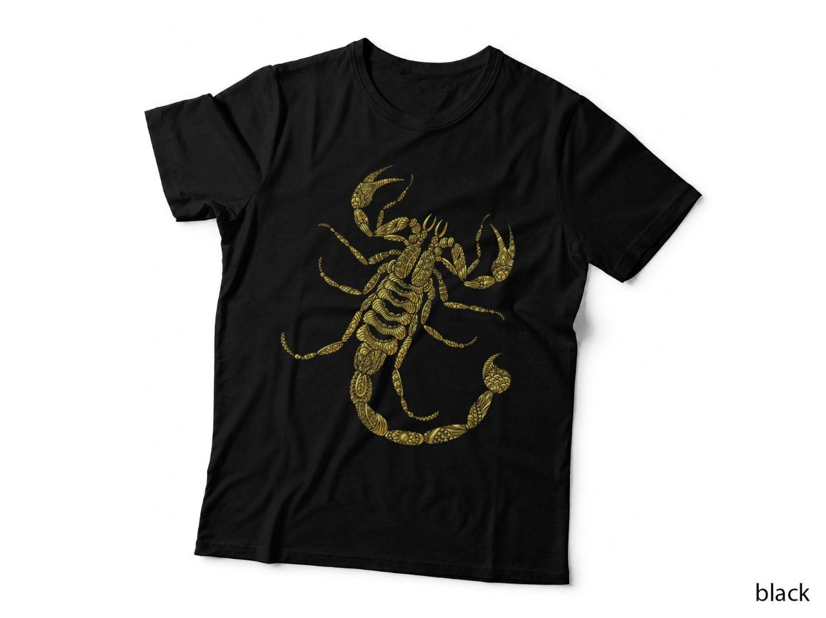 Tribal Scorpion Art - Scorpio Zodiac Animal Lover T-Shirt