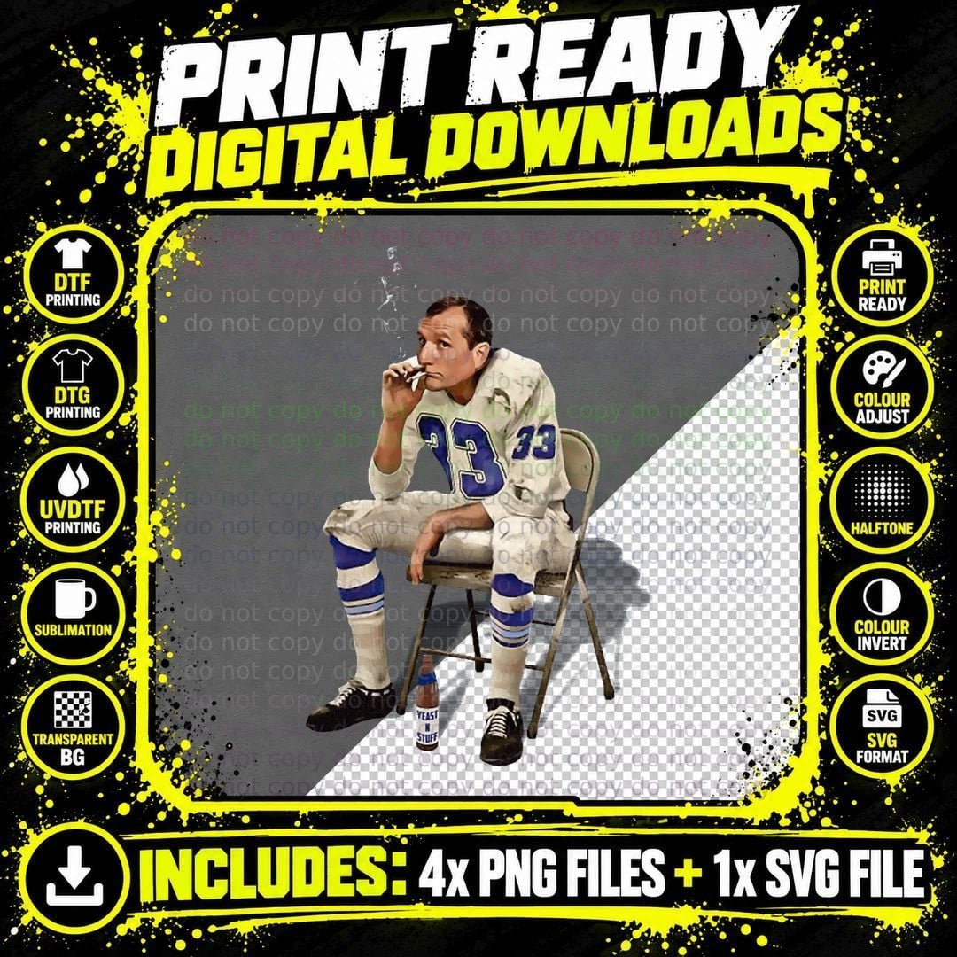 Al Bundy Polk High Football Halftime Smoke T-Shirt Png SVG Digital Bundle
