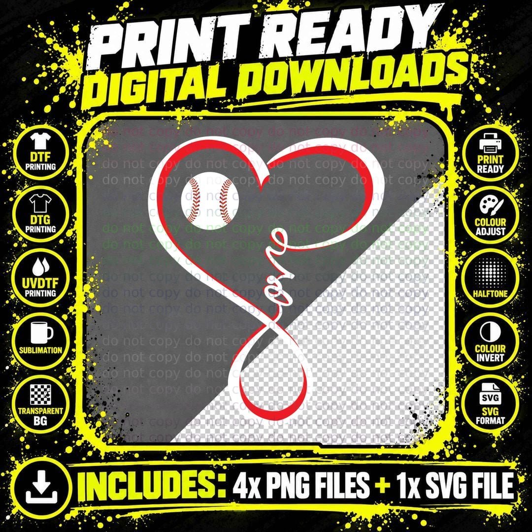 Baseball Love Shirt, Pitcher Catcher, Coach Life Png SVG Digital Bundle